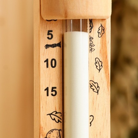 Sanding clock for the bath "Time"-3