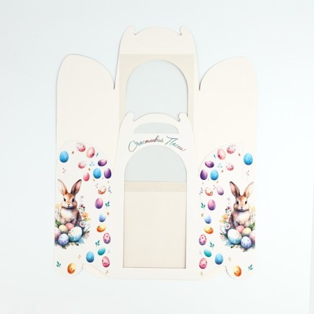 Folding box for the cake "Easter rabbit", 15 × 15 × 18 cm-5