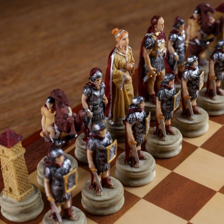 Chess souvenir "Battle for Egypt", h king-8 cm, pawns-6 cm, 36 x 36 cm-2