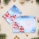 Postcard "Happy New Year!" embossing, bullfinches, 18 x 12 cm