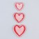 A set of thermal appliances "Heart", 3 pcs.