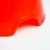 Double round bowl, 27 x 16 x 6.5 cm, red