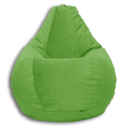 Mear-bag “Pear” Positive Real a, size m, diameter 70 cm, height 90 cm, velor, green color