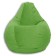 Mear-bag “Pear” Positive Real a, size m, diameter 70 cm, height 90 cm, velor, green color