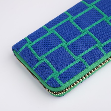 Women's wallet with lightning, blue color-2
