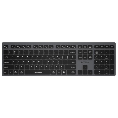 Keyboard A4Tech FSTYLER FBX50C Gray USB wireless BT/Radio Slim Multimedia (FBX50C GRE 10045