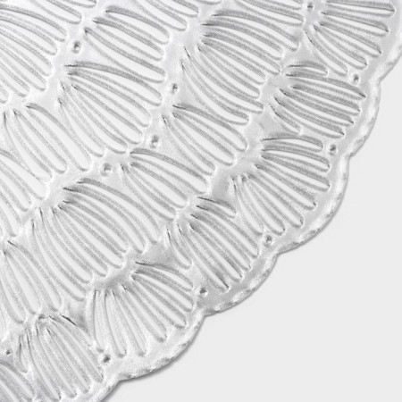 Set of serving napkins on the table "Budons", d = 38 cm, 4 pcs, color silver-2