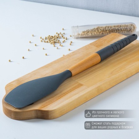 Brownie Dolyana blade, 32 × 6 cm, gray/beige color-4