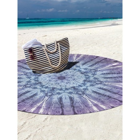 Pareo and beach mat "Secret Dimension", D = 150 cm-1