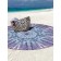 Pareo and beach mat "Secret Dimension", D = 150 cm