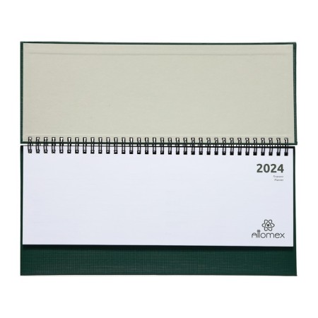 Dated 2024, 294 x 142 mm, 64 sheets, on the crest, attomex.lancaster, solid Balakron cover, block 70 g/m2, green-2