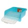 Tuel for dogs with high sides and a removable mesh 42x41x16 cm, blue