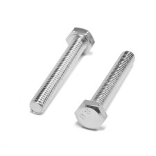 Bolt Stroybat, with a hexagonal head, galvanized, Din933, M6x40 mm, 50 pcs