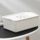 Storage basket with a lid "Loft", 3.8 liters, white color