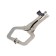 Hand tundra clamp, point capture, movable sponges, with a latch, 275 mm