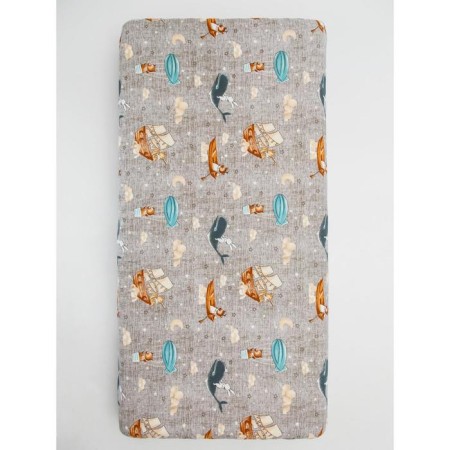 Glass sheet, size 125x75x12 cm, travelers print