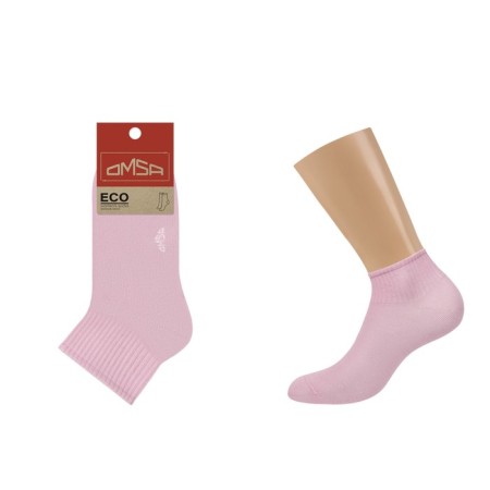 Women's socks Omsa Eco of medium length, size 35-38, ROSA color