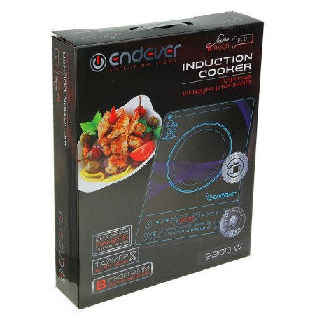 Induction tile Ender Skyline IP-32, 2200 W, 1 burner, 8 programs, black-3