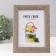 Photo frame plastic 13x18 cm "Brick masonry" Cinnamon 22x17 cm
