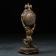 Table Kaminhi watch "Atlant" 15 x 15 x 38 cm, gold