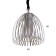 Ceiling lamp "Lif" silver 1x40W, E27, 44x44x52 cm
