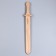 Gladiator blade 45 cm, from beech