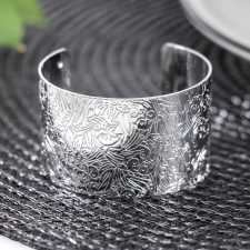 Morocco napkin ring, 4.8 × 3 cm, silver color