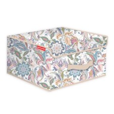 Кофр для хранения Hausmann Paisley 30x30x16 см, бежевый