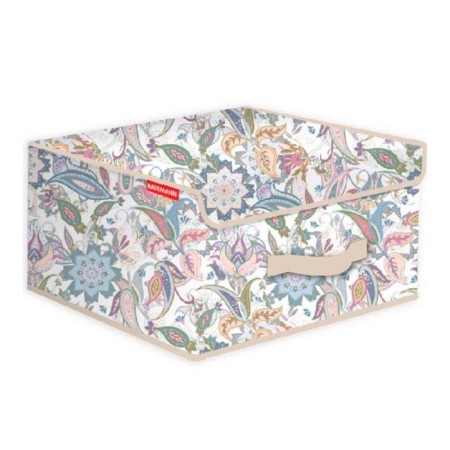 KOFR for storage Hausmann Paisley 30x30x16 cm, beige