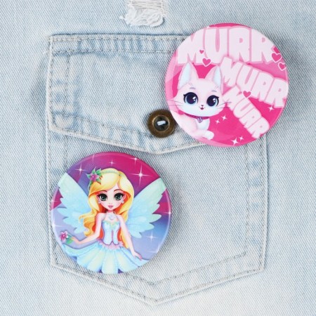 Setting icons "for a small princess", d = 56 mm, mix-15