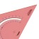 Set of triangles 3 pcs. Calligrata 45* Katet 18 cm, with a transporter, transparent