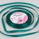 Satin tape, 6 mm × 23 ± 1 m, emerald color No. 126