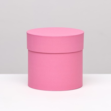 Pink hat box, 13 x 13 cm-1