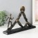 Polystone souvenir "Rise into the mountains" under metal 22.4x36.5x7.5 cm