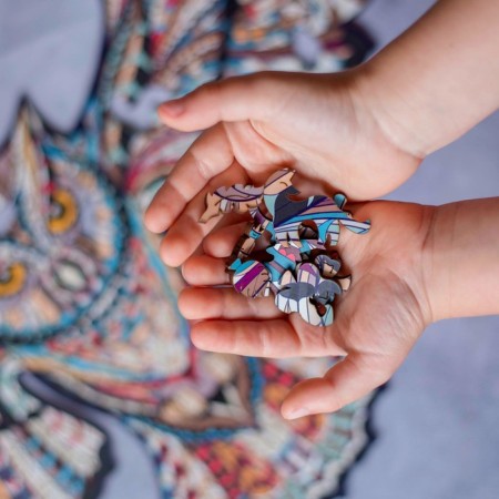 Figure puzzle "Forest owl", size S-7