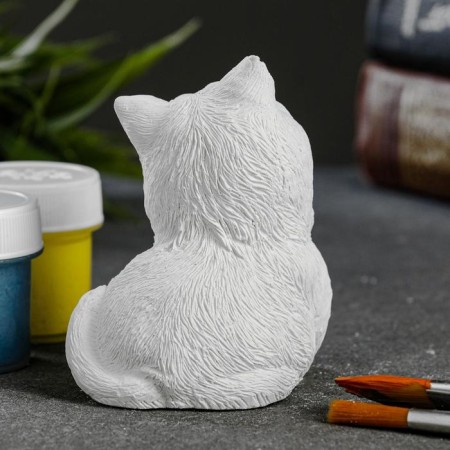 Figure for coloring "cat sits" 8x6x6cm-2