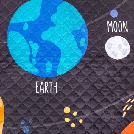 Cover for children's Ethel 1.5 joint venture "Planet", 145x210 cm, microfiber-1