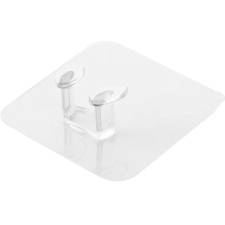 Double hooks self -adhesive for razor, forks, towels, 5.6 × 5.6 cm, 10 pcs-1