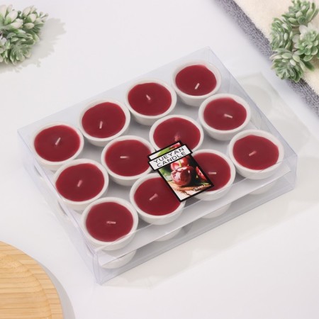 Set of candles of aromatic "cherry", 24 pcs, 5x2.8 cm-3