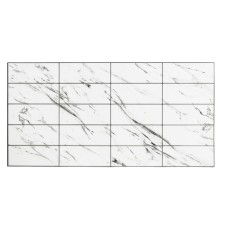 PVC panel PVC white 482 x 957 mm