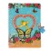 Notebook Gift Book on the lock, A6+, 50 sheets, line, "Butterfly", mix