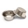 A set of 2 bowls on a stand, 2 x 450 ml