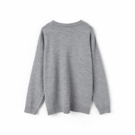 Jumper Women's Minaku: Knitwear Collection, color light gray rr 46-48-8