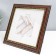 Photo frame Plastic "Mira" 20x20 cm Wenge (plastic screen)