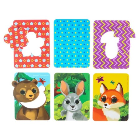 Soft puzzle for kids “study the forest” according to the method of segon, 12 details, crumb I-2