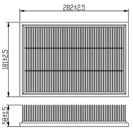 Air filter Totachi TA-2365