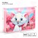 Folder d/notebooks A4 zipper on top plastic PM-A4-29, kitty Marie