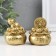 NECKE Polystone for bronze "Gold ingots - for wealth" Set 2 pcs 4.4x4.4x5 cm 99191