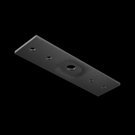 Direct Connector for the Technical Tra034C-21b, 8x2.2 cm overhead track system, black color-4