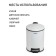 Garbage bucket with the pedal Orion 420050, 12 l